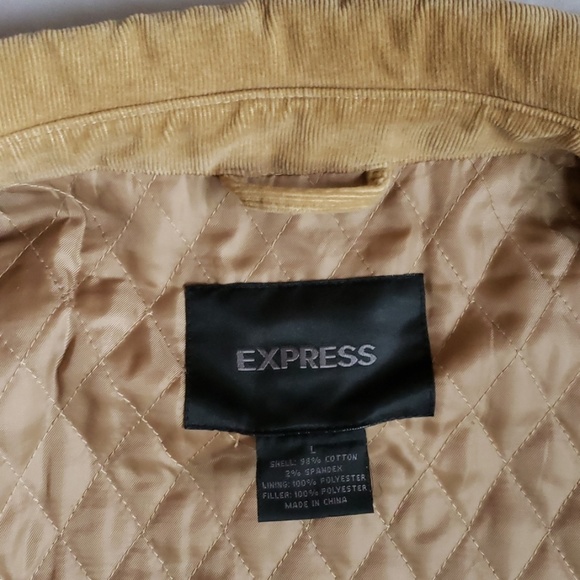 Express Men's Insulated Corduroy Jacket - Picture 6 of 8